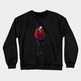 hood Crewneck Sweatshirt